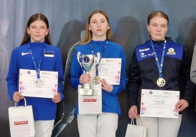 Протасова выиграла золотую медаль на этапе кубка Европы по фехтованию U14