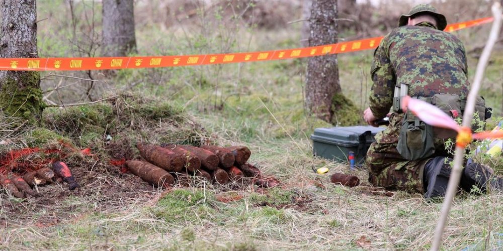 На Сааремаа за три дня было обнаружено около 1300 взрывных устройств