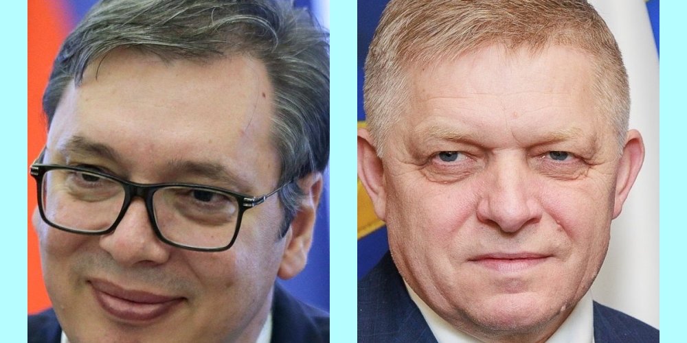 Александр Вучич и Роберт Фицо
