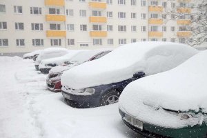 Снегопад в ночь на воскресенье пройдет через всю Эстонию с юга на север