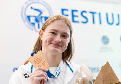 Энели Ефимова в очередной раз побила рекорд Эстонии