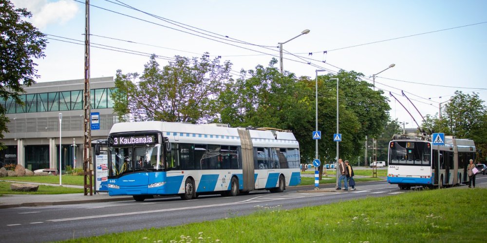 Tallinna Linnatransport выставил старые троллейбусы на аукцион