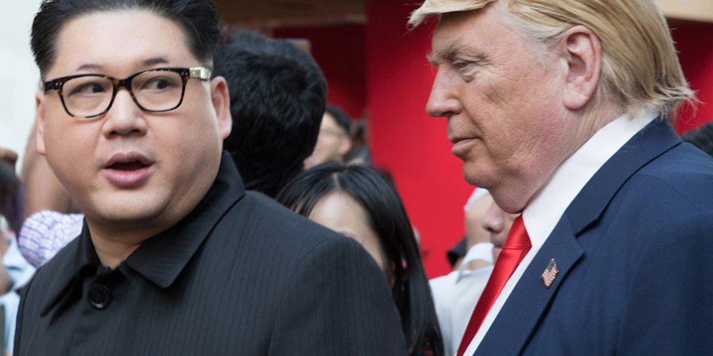 Kim Jong-un and Donald Trump
