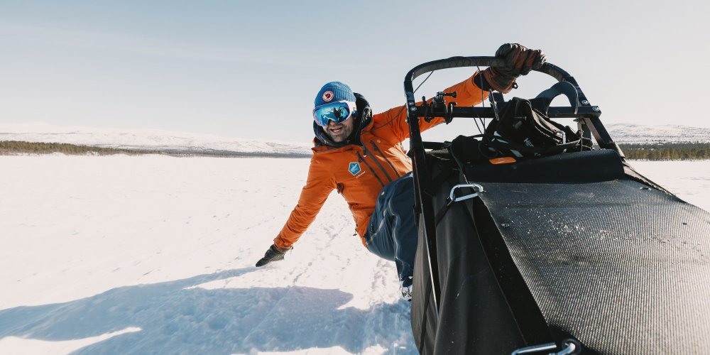 На фото: финалист Fjällräven Polar 2023 Керт Кивасте.