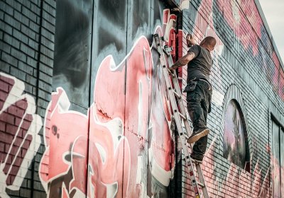 В Таллинне открылась третья стена для легального граффити