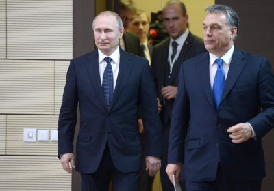 Владимир Путин и Виктор Орбан