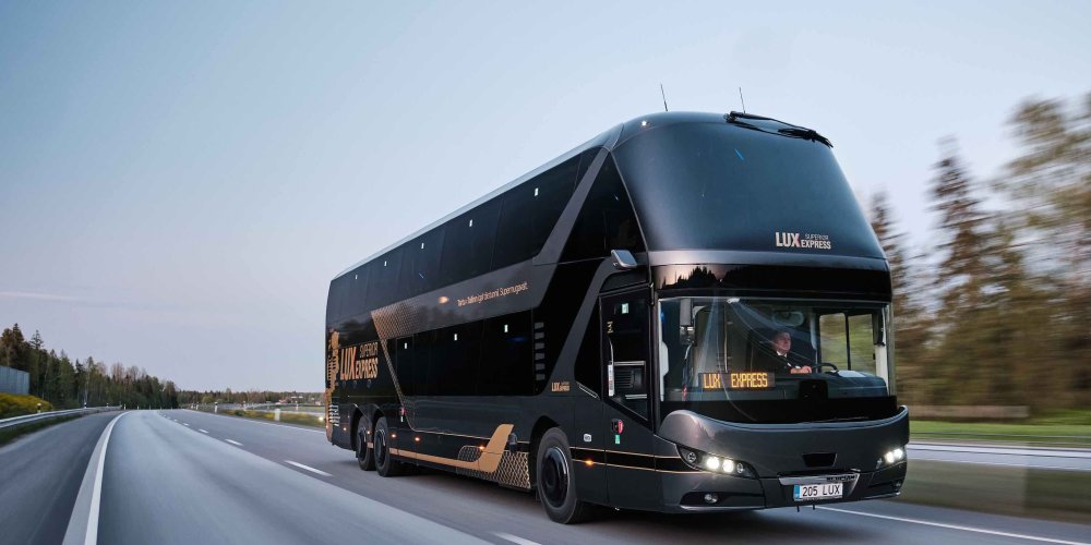 Компания Lux Express запустила двухэтажные автобусы на маршруте Таллинн-Тарту