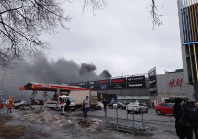 В торговом центре Kristiine в Таллинне возник пожар
