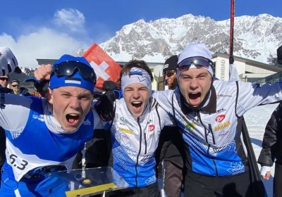 Эстонская команда лыжников-ориентировщиков выиграла Чемпионат мира среди юниоров