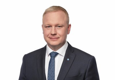 Министр финансов Эстонии Март Вырклаэв. 