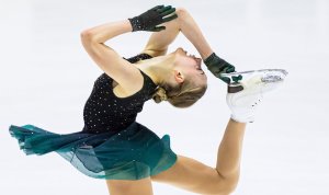Эстонская фигуристка Нина Петрыкина вошла в десятку на чемпионате мира