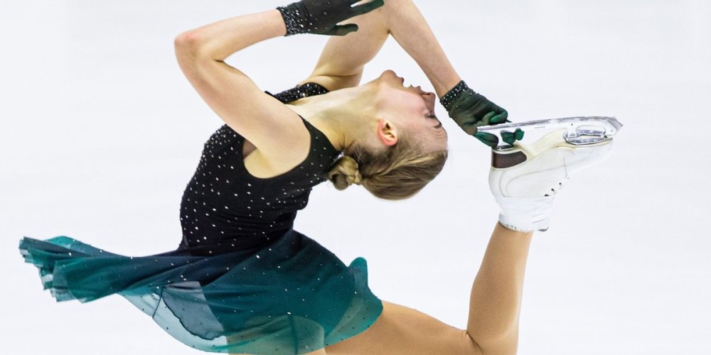 Эстонская фигуристка Нина Петрыкина вошла в десятку на чемпионате мира