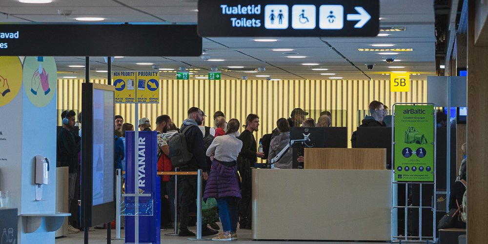Ryanair отменяет полеты из Таллинна в несколько аэропортов