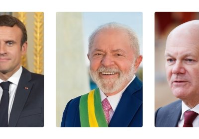 Emmanuel Macron, Lula da Silva, Search media Olaf Scholz