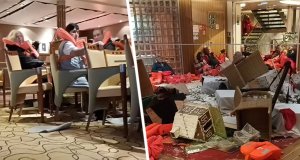 В Северном море вышел из строя круизный лайнер с 266 туристами на борту